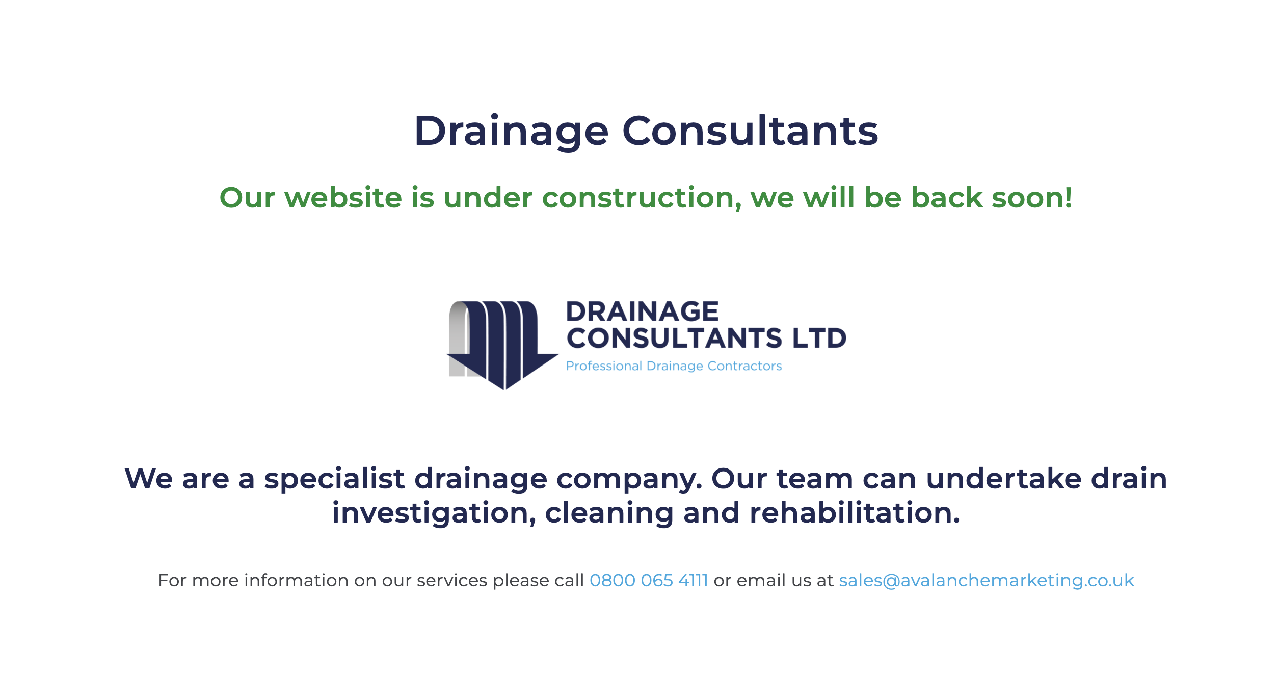 Website Under Construction